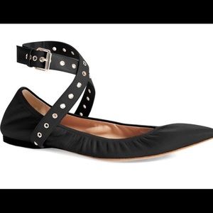 Valentino love latch flats size 37